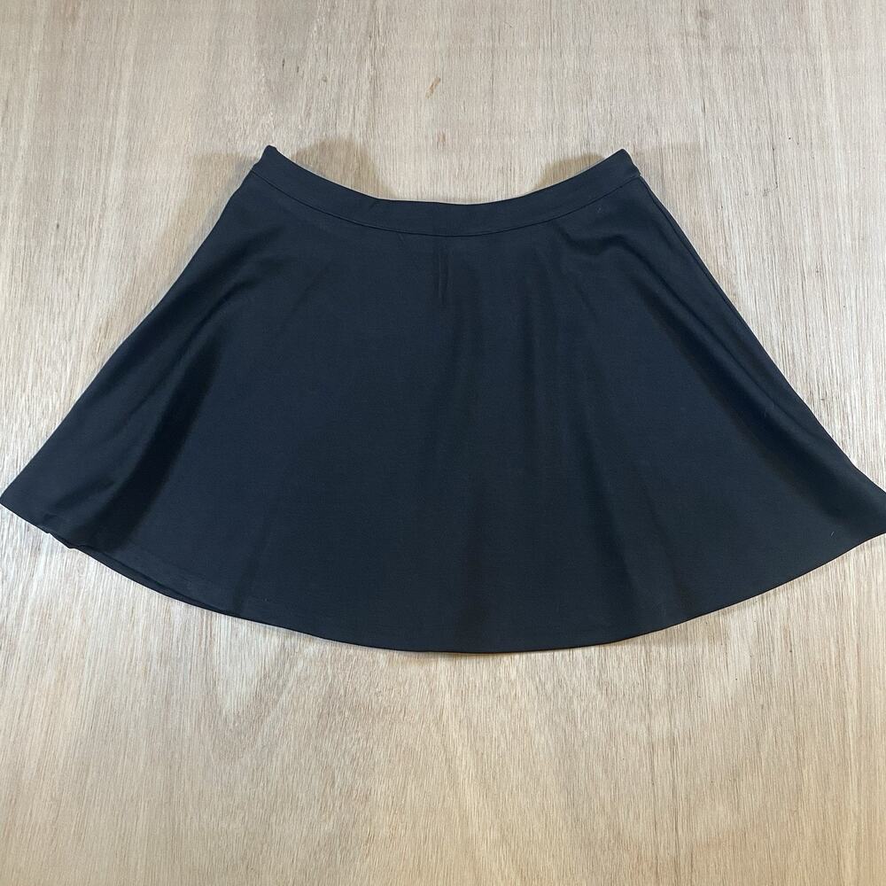 CIDER Women’s Flare Skater Skirt Black Mini Skirt Size Small